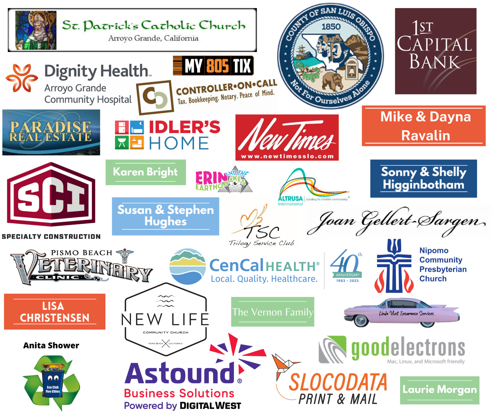 Empty Bowls 2023 Pick-Up Party Sponsors