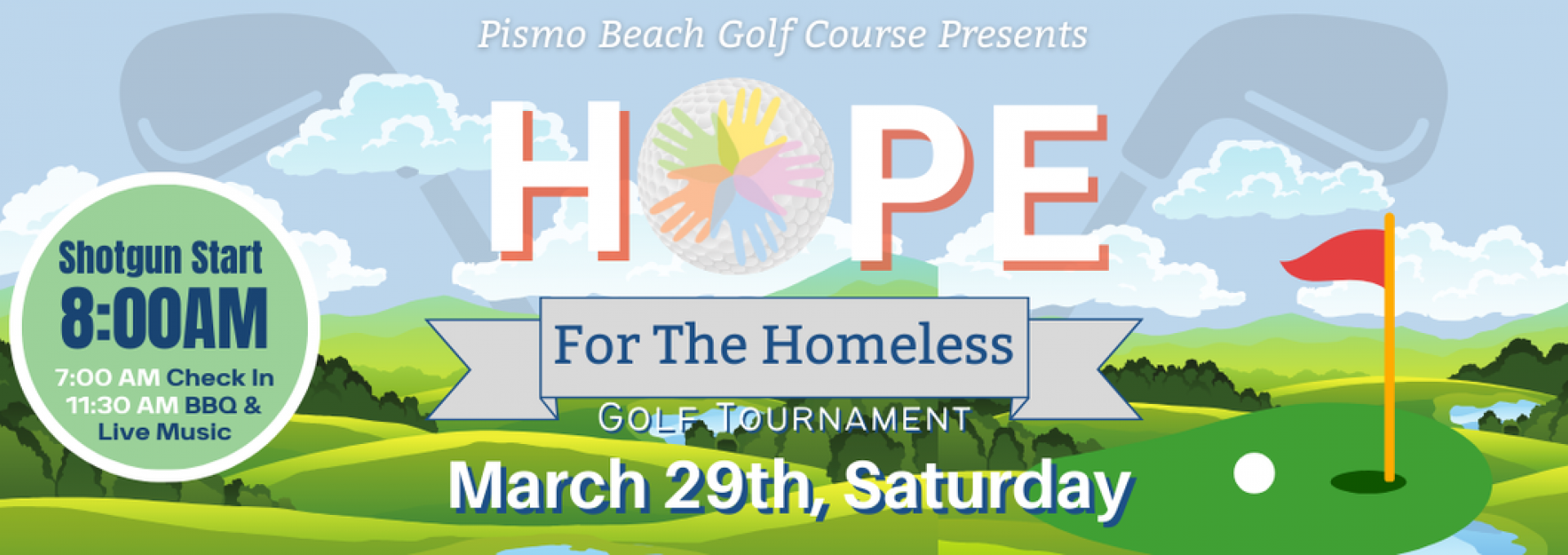 Hope for the Homeless Golf Tournament Save the Date March 29th